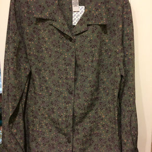 Ladies Size 16 Sag Harbor Blouse, nwt